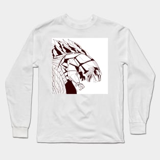 mechagodzilla gojira ecopop art Long Sleeve T-Shirt